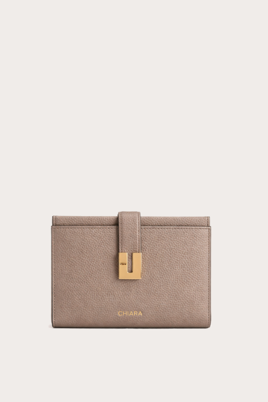 chiara gray wallet leather